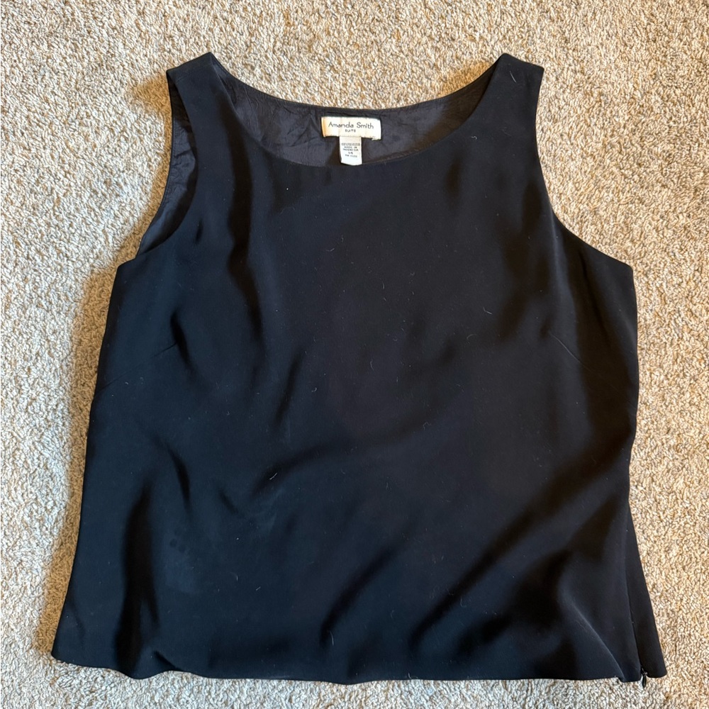 Amanda Smith Classic Black Tank Top